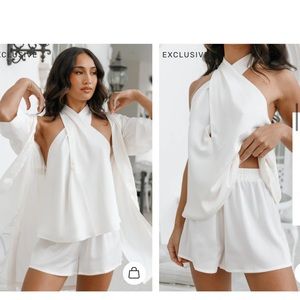 Petal & Pup Silk set